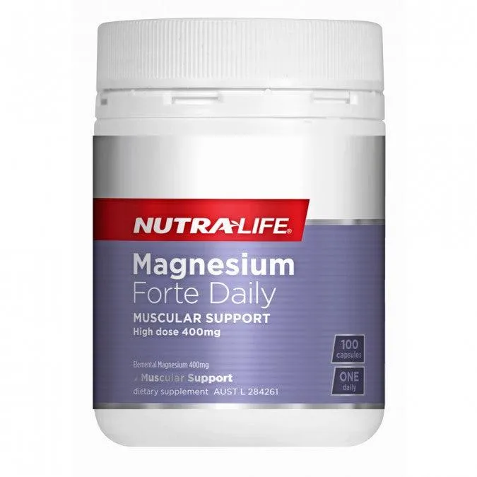 Nutra Life Magnesium Forte Daily 100 Capsules