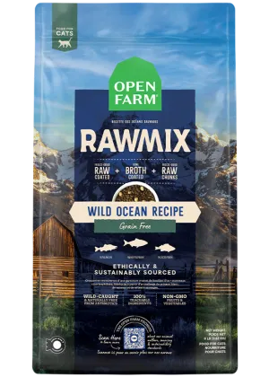 Open Farm Wild Ocean Grain-Free RawMix Cat Food 8lb