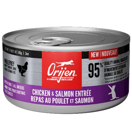 Orijen Chicken & Salmon Entrée Canned Kitten Food, 3oz