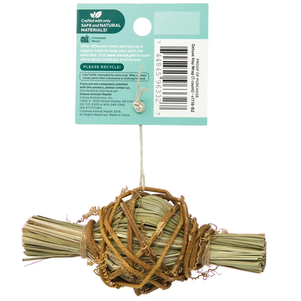 Oxbow Enriched Life Deluxe Hay Wrap For Small Animals