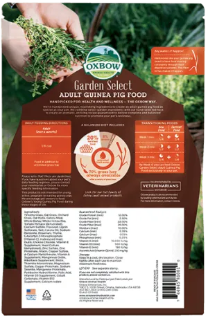 Oxbow Garden Select Adult Guinea Pig Food