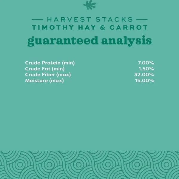 Oxbow Harvest Stacks Western Timothy with Carrots