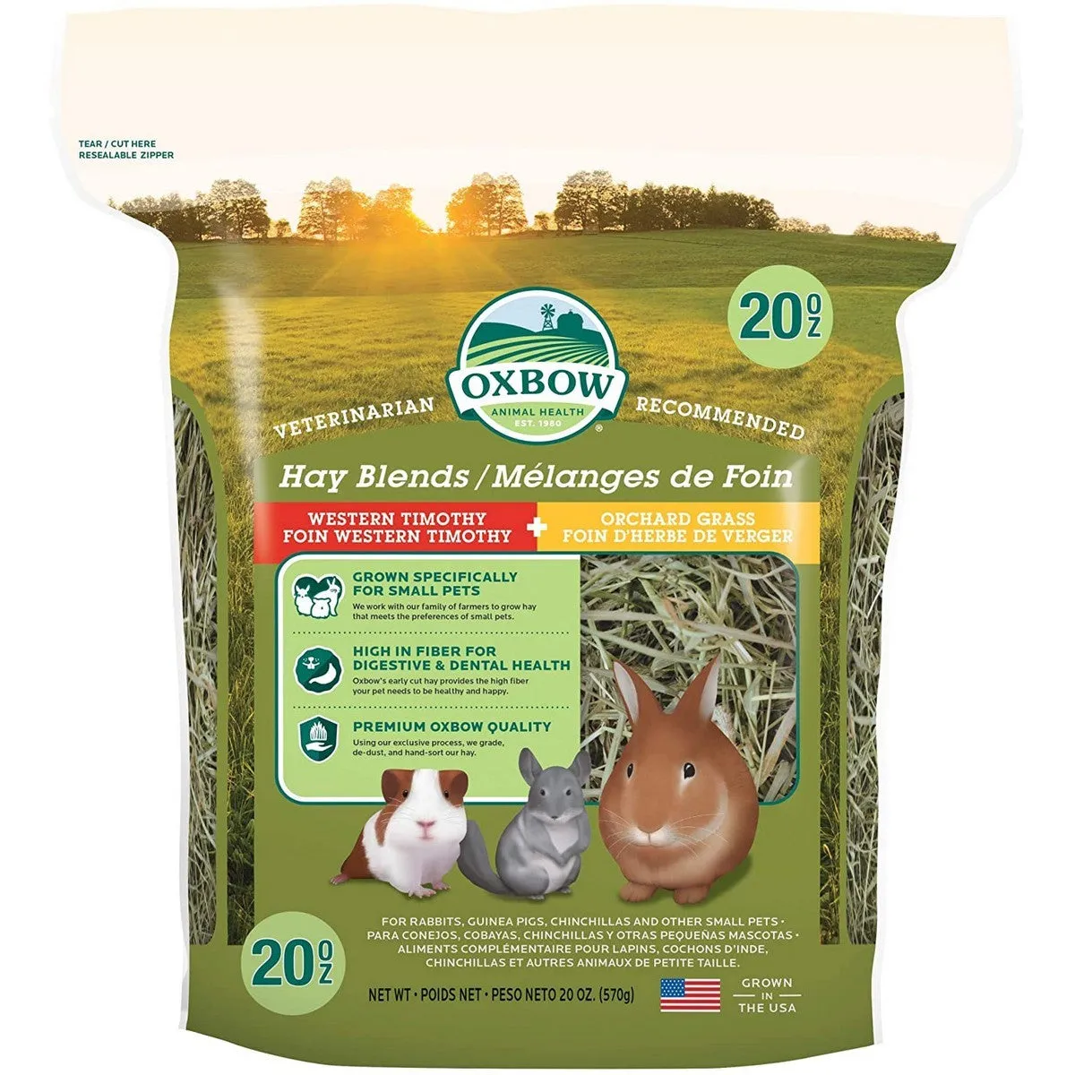 Oxbow Hay Blends Western Timothy & Orchard Grass 20oz