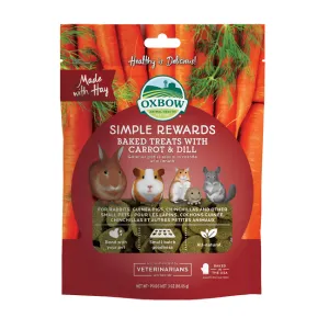 Oxbow Simple Rewards Treats - Carrot/Dill  2oz