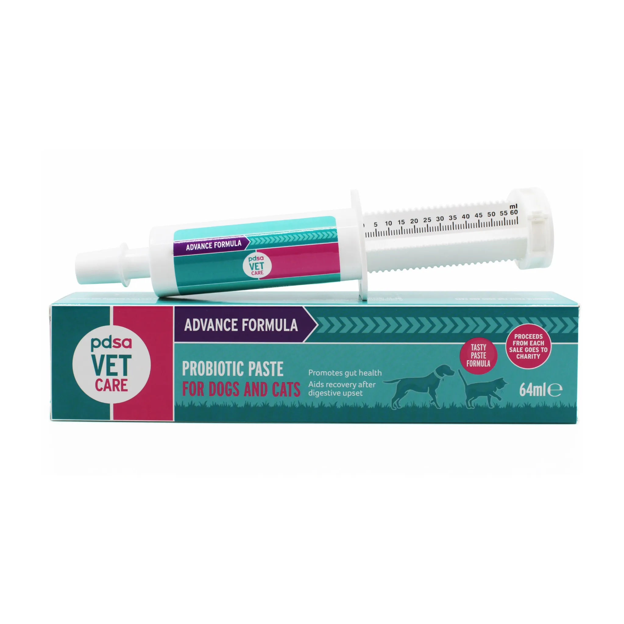 PDSA Vet Care | Advanced Probiotic Paste for Cats and Dogs