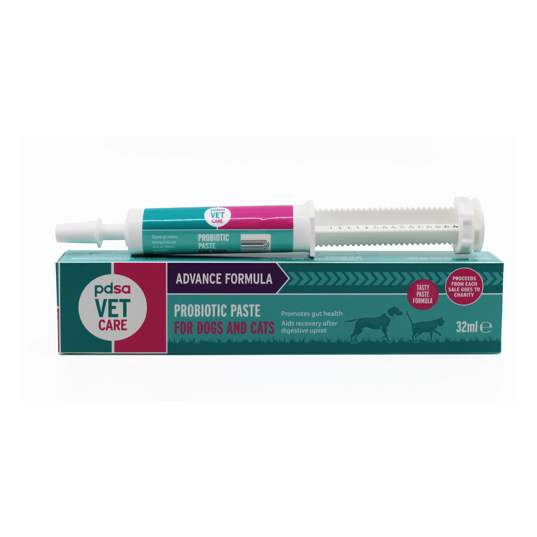 PDSA Vet Care | Advanced Probiotic Paste for Cats and Dogs