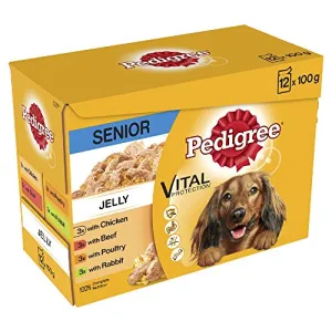 Pedigree Senior Dog Pouches 12x100g Pouches