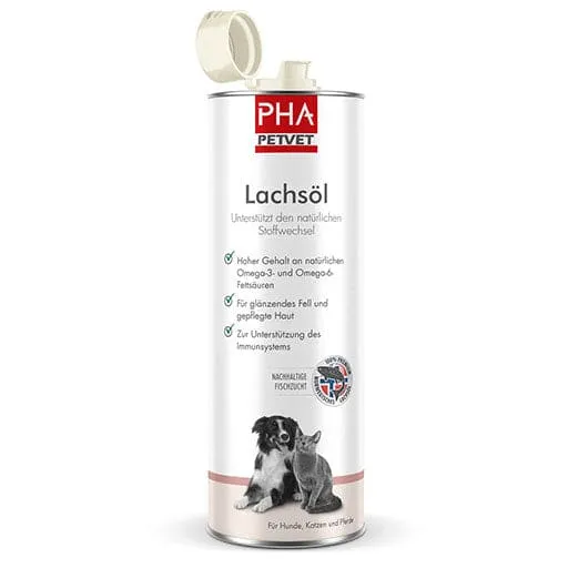 PHA salmon oil for dogs/cats/horses