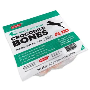 Prime100 100% Crocodile Bones Frozen Raw Dog Food 500g