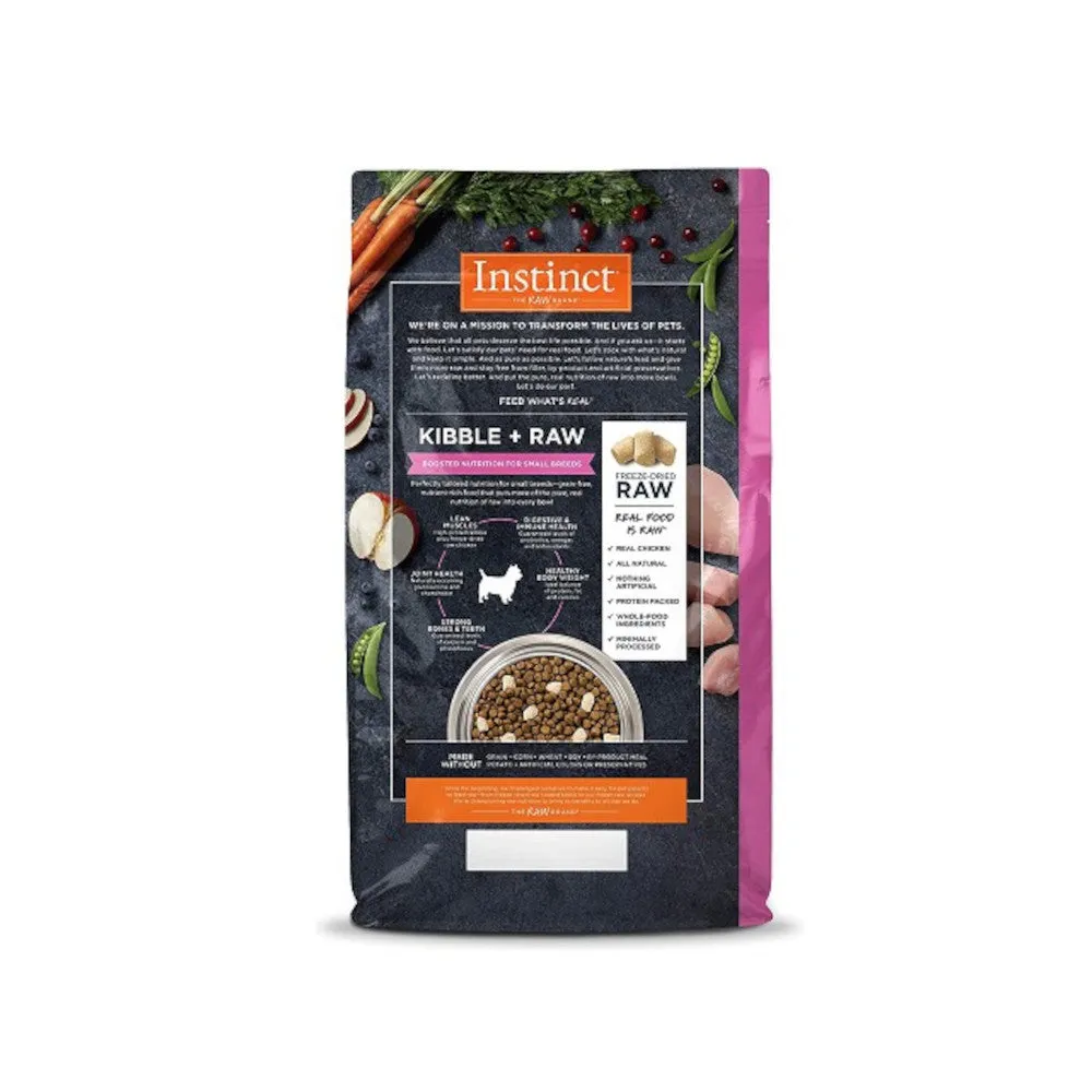 Raw Boost Grain-Free Kibble   Raw for Small Breed Dog Dry Food- Chicken