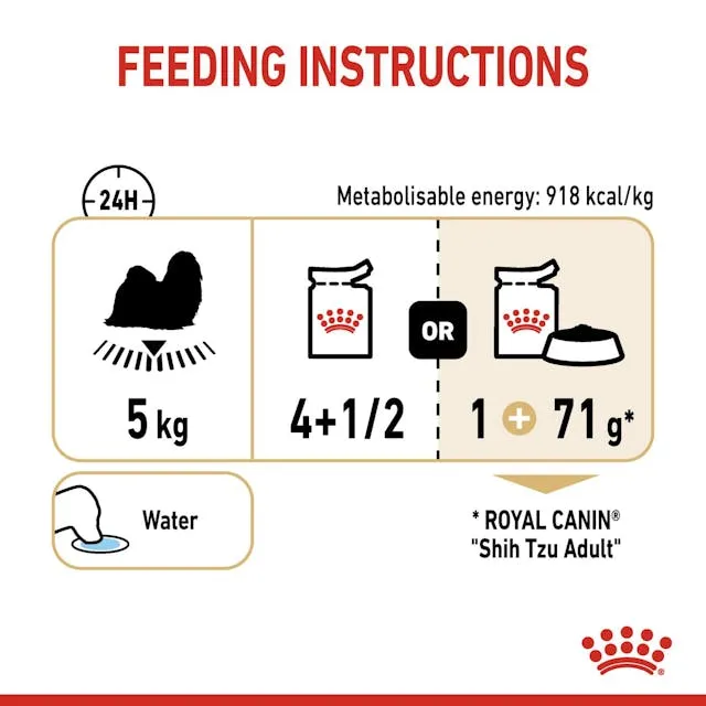 Royal Canin | Breed Health Nutrition | Wet Dog Food Pouch | Shih Tzu - 85g