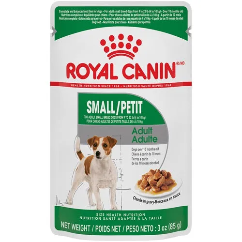 Royal Canin Dog Food (Wet) - Small Breed Adult Chunks in Gravy