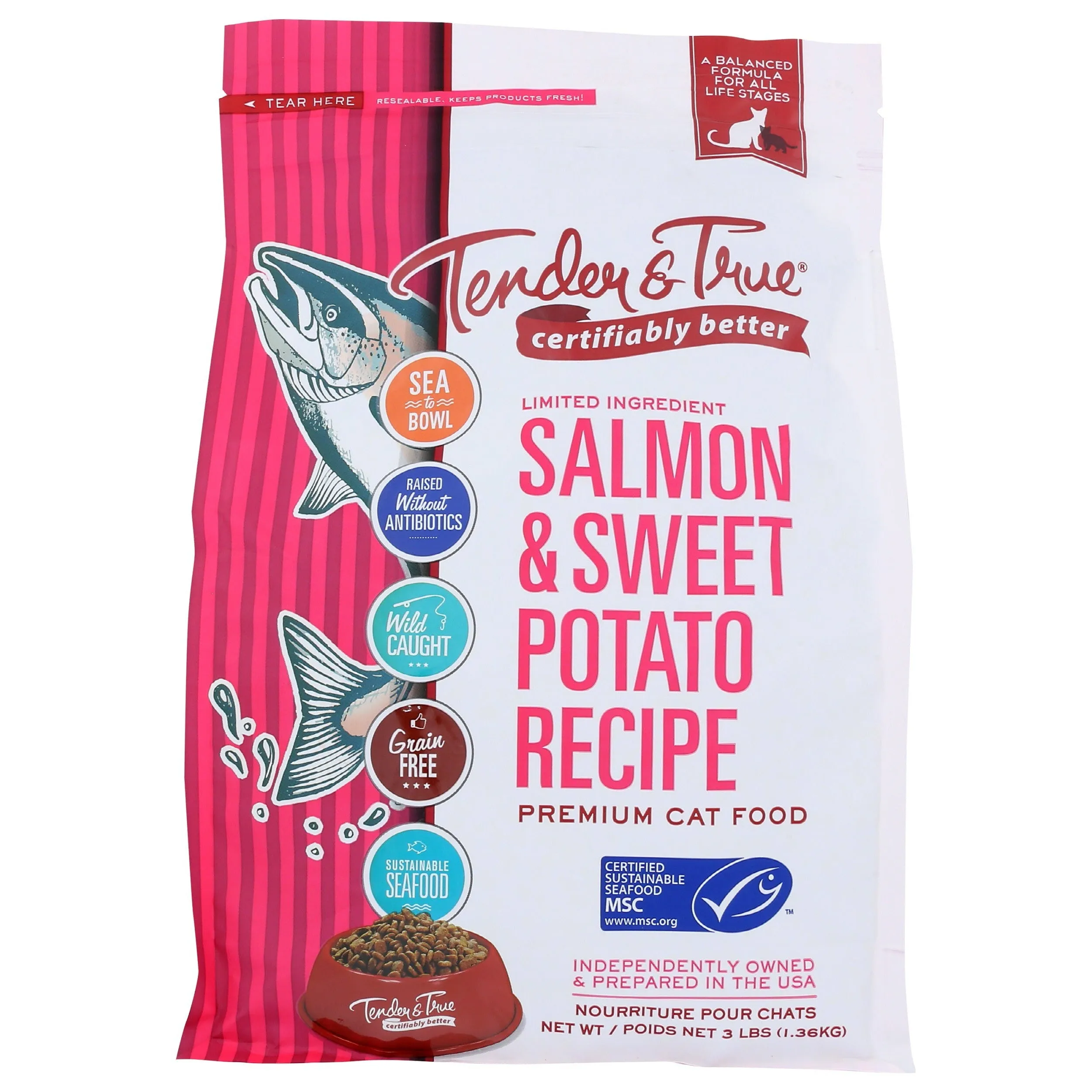 Salmon & Sweet Potato Premium Cat Food