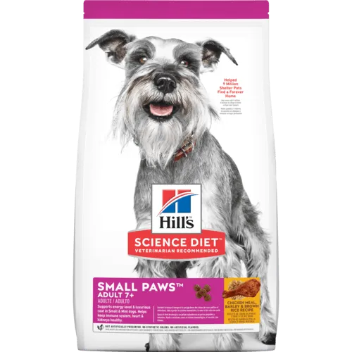 Science Diet Adult 7  Small Paws Chicken Meal, Barley & Brown Rice Recipe Dry Dog Food