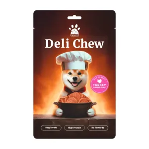 Singapaw Dog Deli Chew Turkey Round Slice 120g