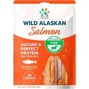 Singapaw Wild Alaskan Salmon Prime Strip Air-Dried Dog Treats 70g