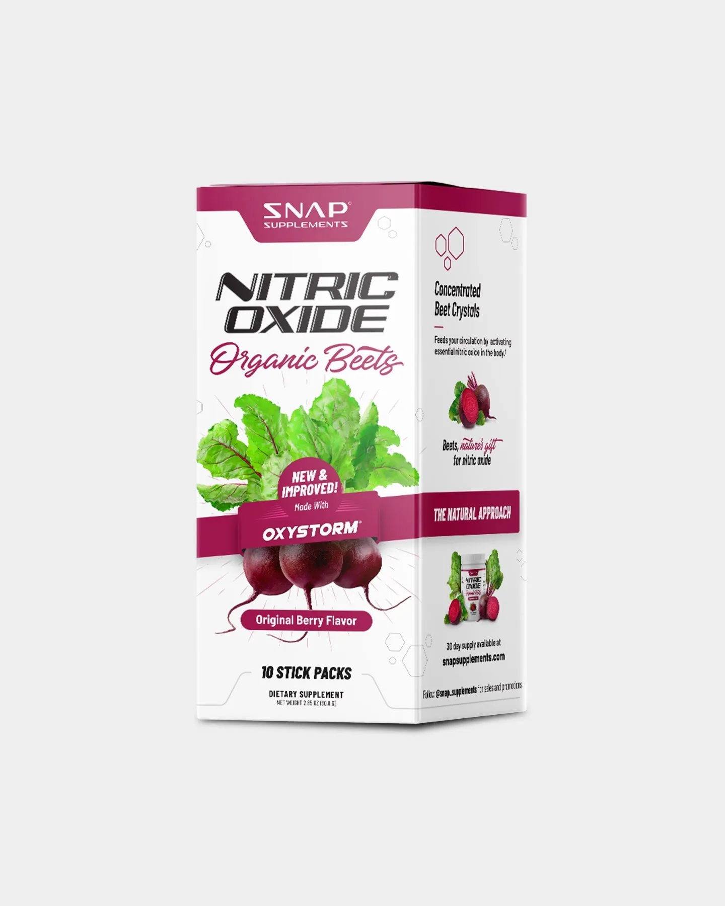 SNAP Supplements Nitric Oxide Organic Beets