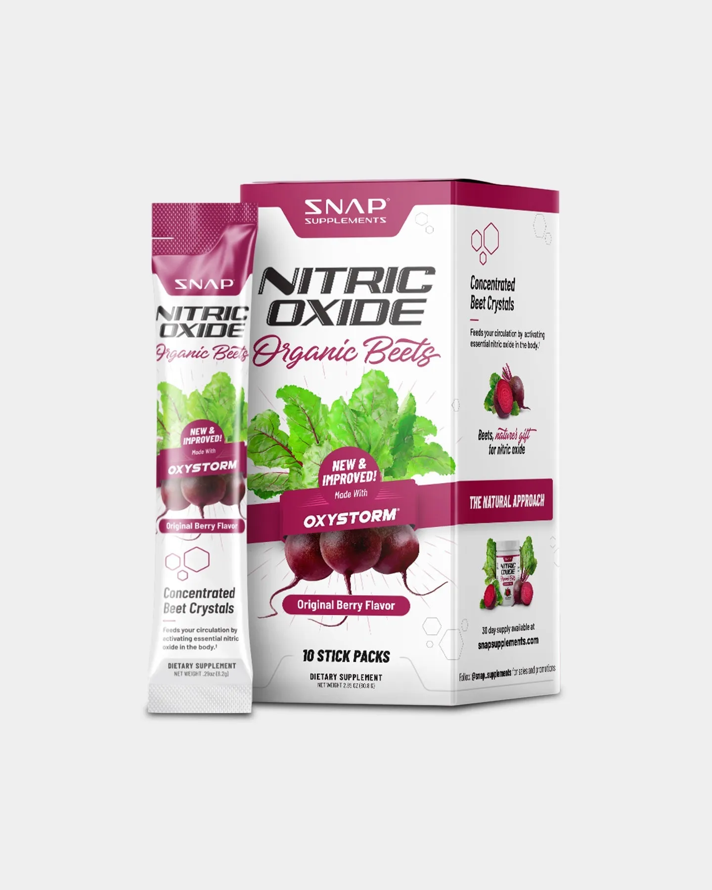 SNAP Supplements Nitric Oxide Organic Beets