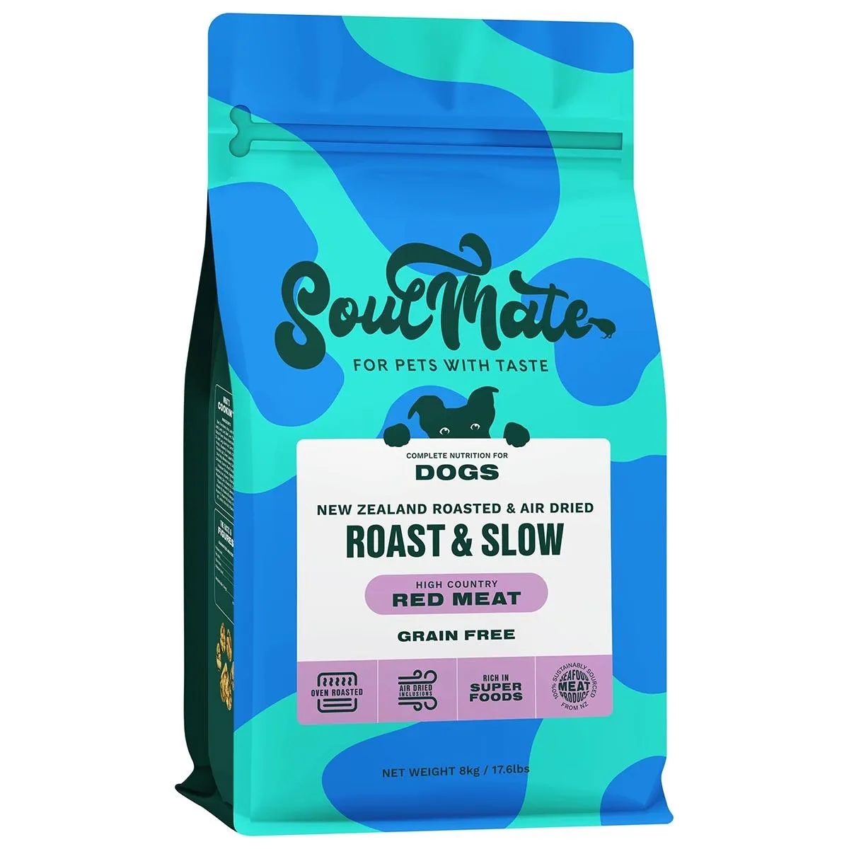 SoulMate Roast & Slow Baked and Air Dried High Country Red Meat Dry Dog Food