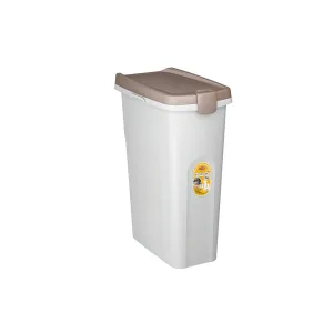 Stefanplast Premium Food Container with Wheels White 40L