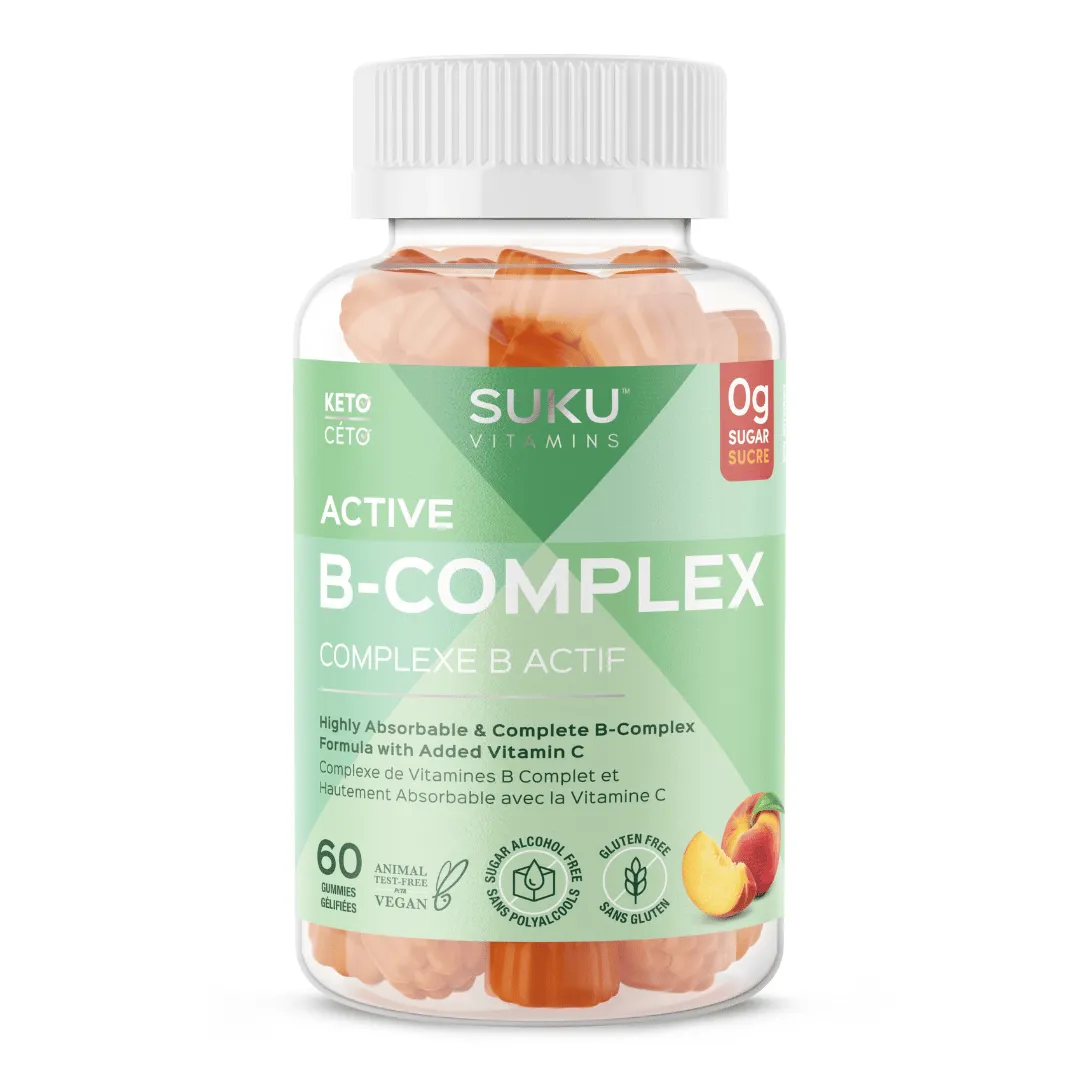 Suku Active B Complex (60 Gummies)