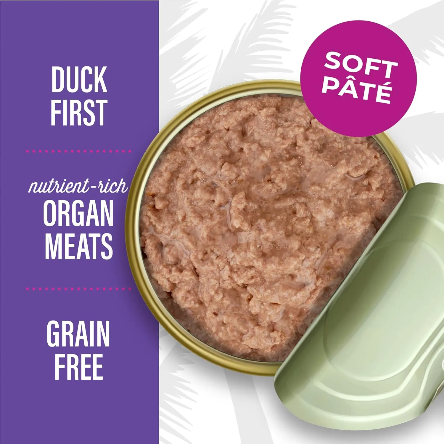 Tiki Cat After Dark Duck & Chicken Liver Pate Grain-Free Wet Food for Cats (3 oz x 12 cans )