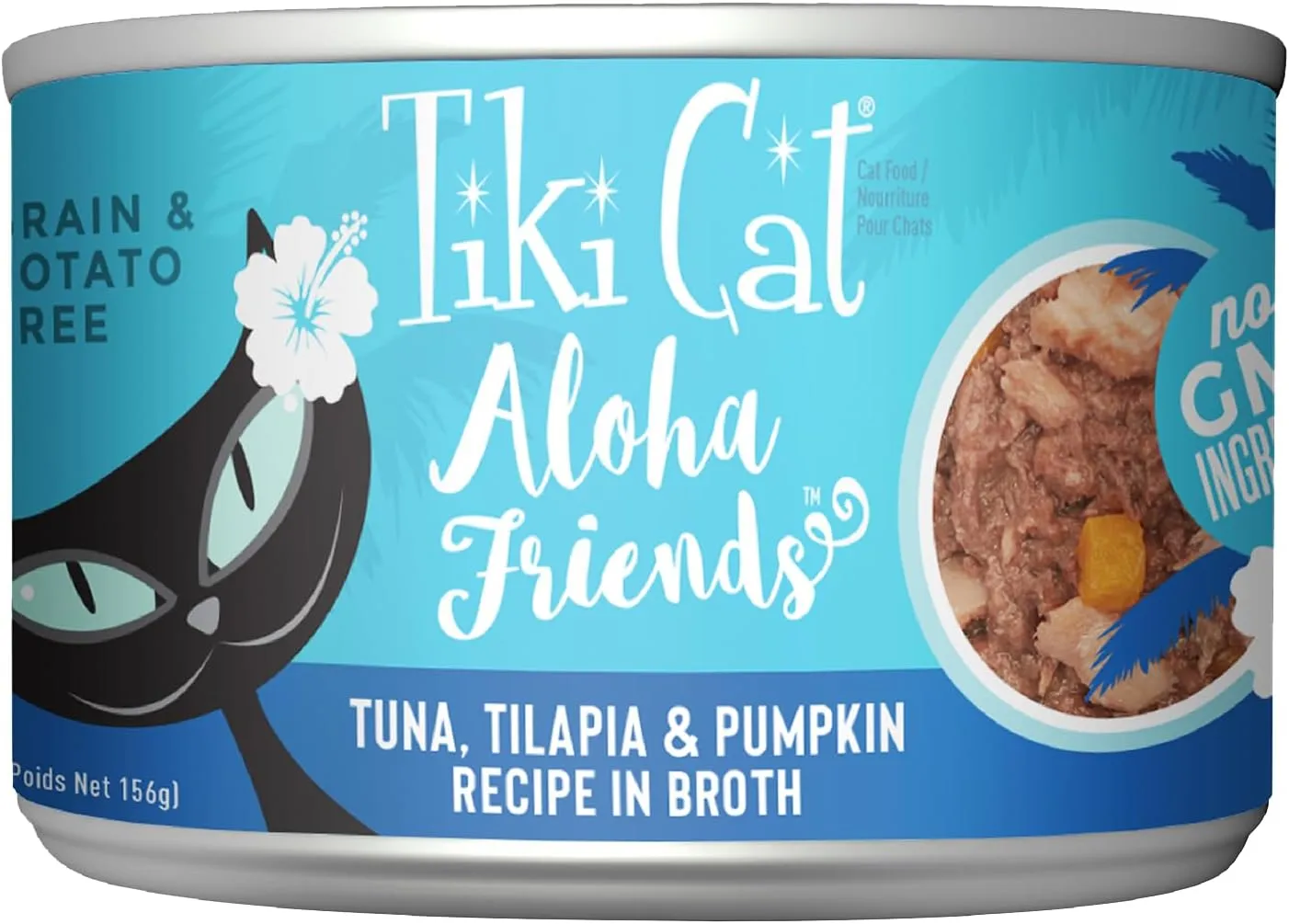 Tiki Cat Aloha Friends Tuna Tilapia Pumpkin (3 oz x 12 cans)