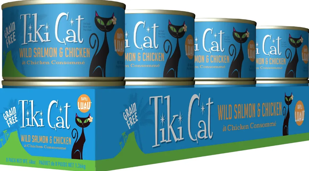 Tiki Cat Wild Salmon & Chicken in Chicken Consomme