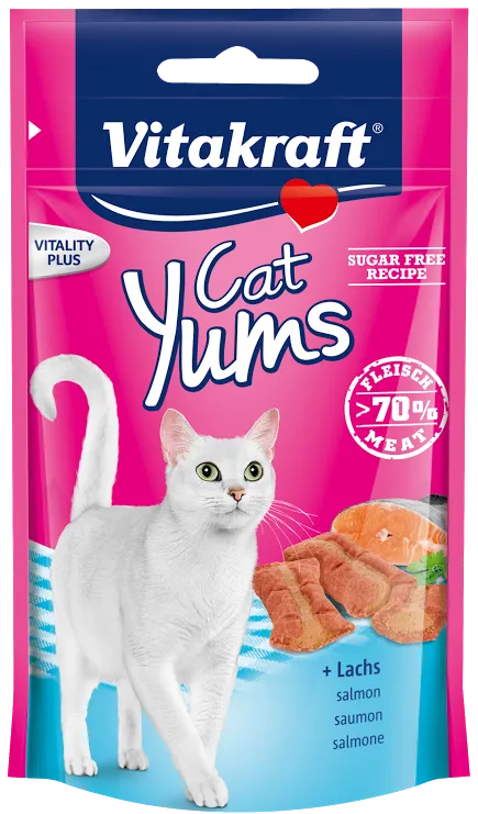 Vitakraft Cat Yums Salmon Cat Treat 40g