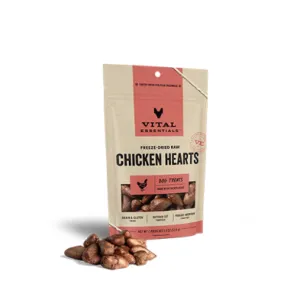 Vital Essentials - Dog Treat - Chicken Hearts