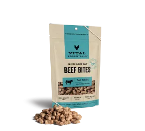 Vital Essentials Freeze-Dried Beef Bites Dog Treats