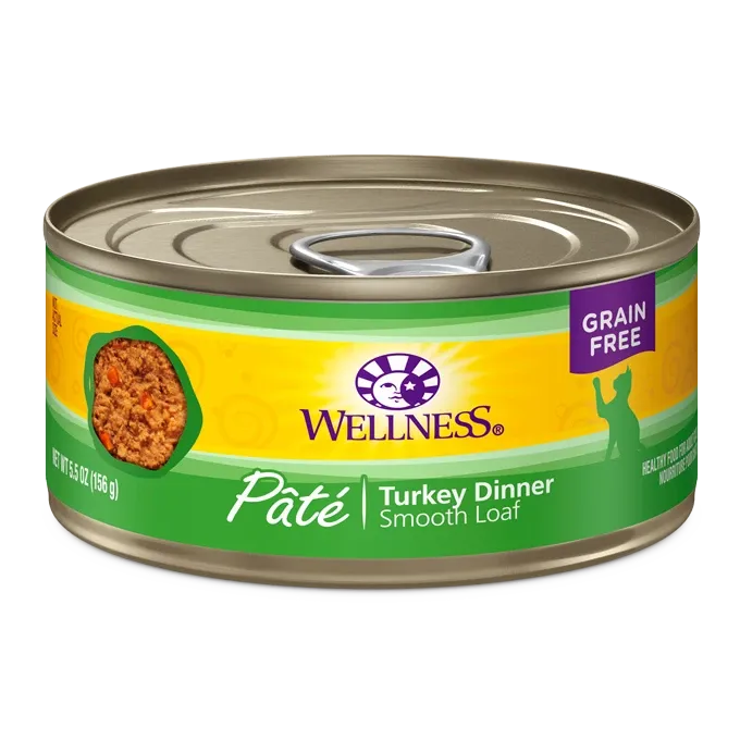 Wellness Paté Turkey Dinner Wet Cat Food