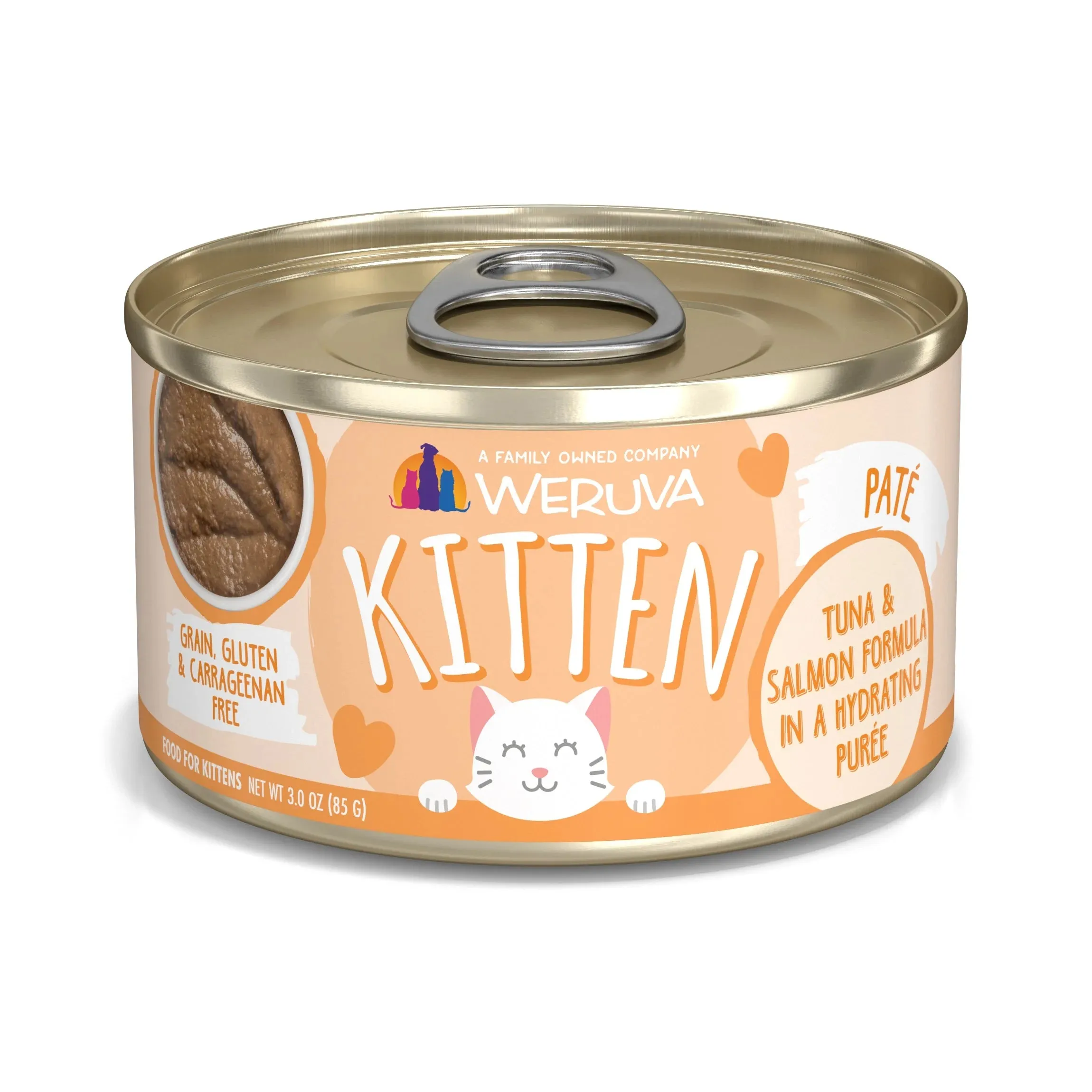 Weruva Kitten Tuna & Salmon Formula Tuna & Salmon in a Hydrating Purée