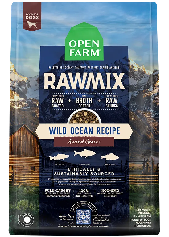 Wild Ocean Ancient Grains RawMix for Dogs